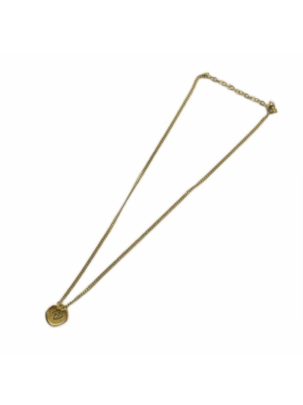 Dior Pendant Logo Rhinestone Gold - Picture 4 of 6